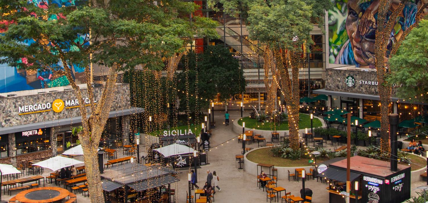 Plaza gastronómica del barrio Mariscal
